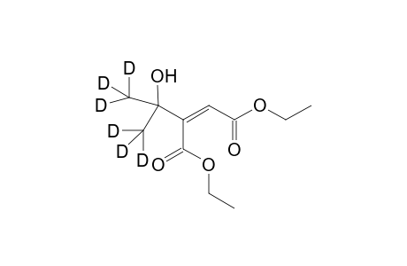 (Z)-2-(1-Hydroxy-1-[(2)H3]methyl-[(2)H3]ethyl)but-2-enedioic acid diethyl ester