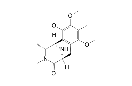 1,2,3,4,5,6-Hexahydro-7,9,10-reimethoxy-2,3,8-trimethyl-(1.alpha.,2.alpha.,5.alpha.)-1,5-imino-3-benzazocin-4-one