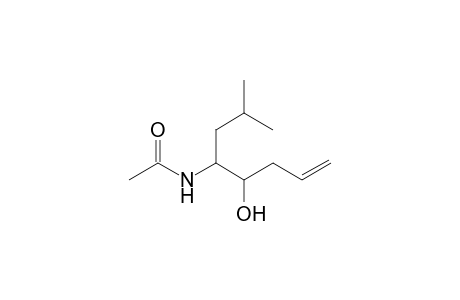 N-(2-Hydroxy-1-isobutylpent-4-enyl)acetamide