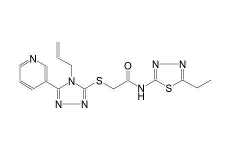 acetamide, N-(5-ethyl-1,3,4-thiadiazol-2-yl)-2-[[4-(2-propenyl)-5-(3-pyridinyl)-4H-1,2,4-triazol-3-yl]thio]-