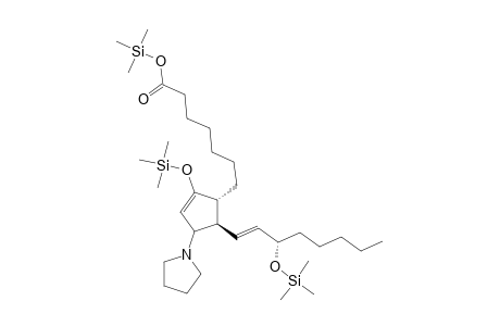 Prosta-9,13-dien-1-oic acid, 11-(1-pyrrolidinyl)-9,15-bis[(trimethylsilyl)oxy]-, trimethylsilyl ester, (13E,15S)-