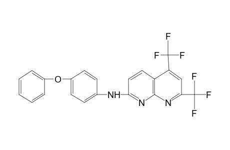2,4-BIS(TRIFLUOROMETHYL)-7-(p-PHENOXYANILINO)-1,8-NAPHTHYRIDINE