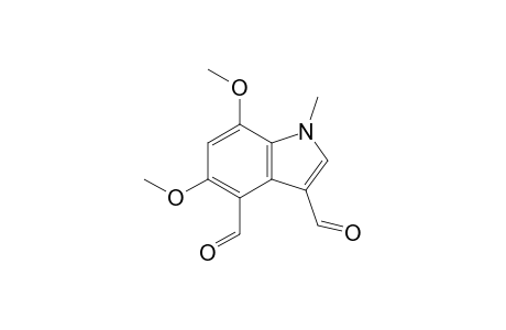 5,7-Dimethoxy-1-methylindole-3,4-dicarbaldehyde