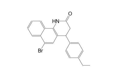 benzo[h]quinolin-2(1H)-one, 6-bromo-4-(4-ethylphenyl)-3,4-dihydro-