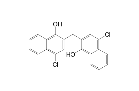 4-Chloranyl-2-[(4-chloranyl-1-oxidanyl-naphthalen-2-yl)methyl]naphthalen-1-ol