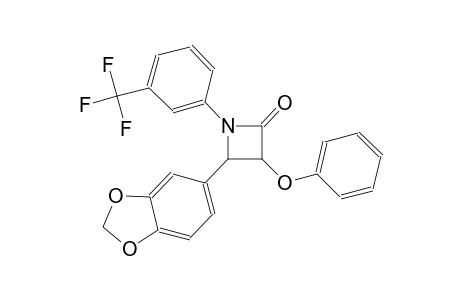2-azetidinone, 4-(1,3-benzodioxol-5-yl)-3-phenoxy-1-[3-(trifluoromethyl)phenyl]-