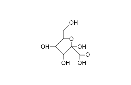 .alpha.-D-Arabinofuranose-2-hexulosonic acid