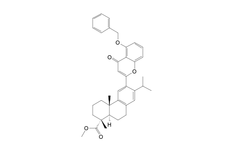 METHYL-12-[2-(5-BENZYLOXYCHROMONYL)]-DEHYDROABIETATE