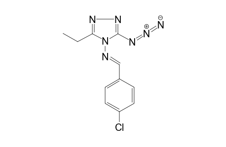 1,2,4-Triazole, 3-azido-4-(4-chlorobenzylidenamino)-5-ethyl-