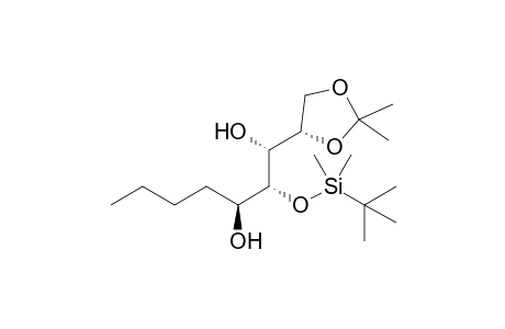 (1R,2R,3S)-2-(tert-Butyldimethylsiloxy)-1-[(4S)-2,2-dimethyl-1,3-dioxolane-4-yl]heptane-1,3-diol