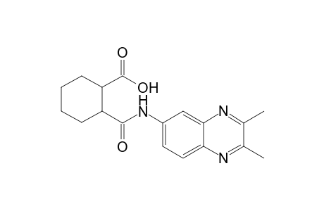 2-[(2,3-dimethylquinoxalin-6-yl)carbamoyl]cyclohexane-1-carboxylic acid