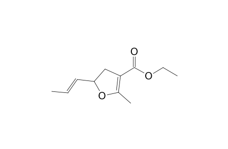 (+-)-2-Methyl-5-(E)-propenyl-3-ethoxycarbonyl-4,5-dihydrofuran