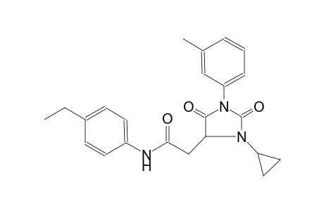 4-imidazolidineacetamide, 3-cyclopropyl-N-(4-ethylphenyl)-1-(3-methylphenyl)-2,5-dioxo-