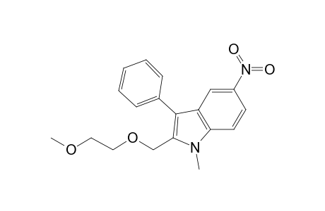 2-[(2-Methoxyethoxy)methyl]-1-methyl-5-nitro-3-phenyl-1H-indole