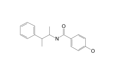 Benzethamine, N-[p-hydroxybenzoyl]-1,2-dimethyl-