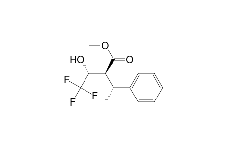 Methyl 1'R,2S,3R-4,4,4-trifluoro-3-hydroxy-2-(1'-phenylethyl) butanoate