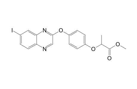2-[4-(7-iodoquinoxalin-2-yl)oxyphenoxy]propionic acid methyl ester