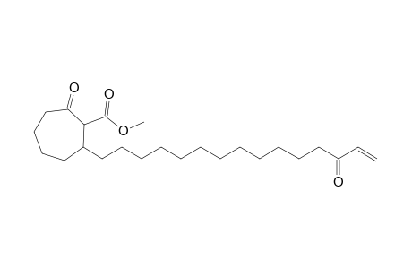 Methyl 3-(13-oxo-14-pentadecen-1-yl)cycloheptanone-2-carboxylate
