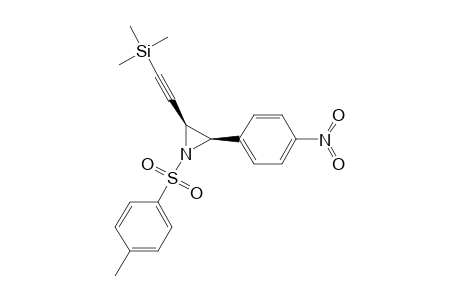 Trimethyl-[2-[(2S,3R)-1-(4-methylphenyl)sulfonyl-3-(4-nitrophenyl)-2-aziridinyl]ethynyl]silane