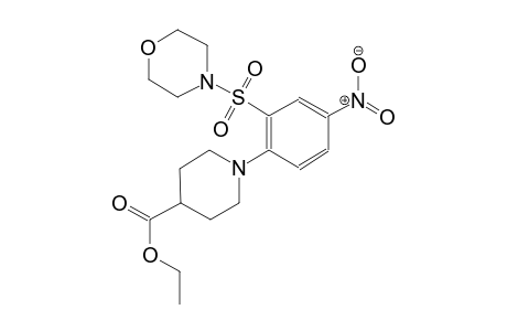 ethyl 1-[2-(4-morpholinylsulfonyl)-4-nitrophenyl]-4-piperidinecarboxylate