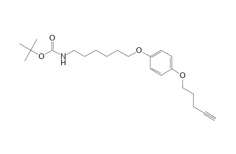 Tert-Butyl-N-6-[4-(pent-4-ynyloxy)phenyloxy]hexylcarbamate
