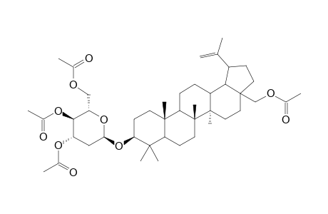 3-BETA-O-(3,4,6-TRI-O-ACETYL-2-DEOXY-ALPHA-L-ARABINO-HEXOPYRANOSYL)-28-ACETYL-20(29)-LUPENE