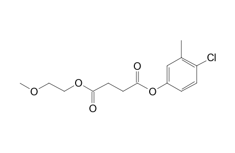 Succinic acid, 4-chloro-3-methylphenyl 2-methoxyethyl ester