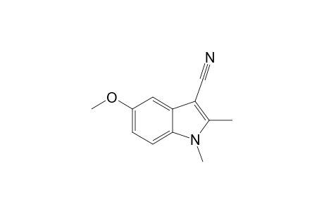 5-Methoxy-1,2-dimethyl-1H-indole-3-carbonitrile