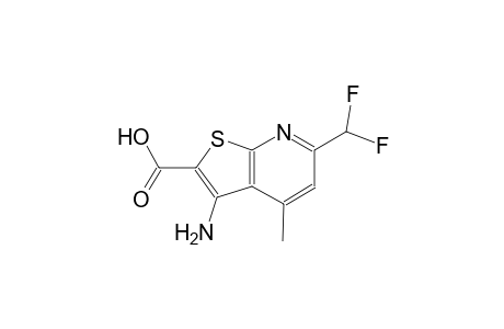 3-amino-6-(difluoromethyl)-4-methylthieno[2,3-b]pyridine-2-carboxylic acid