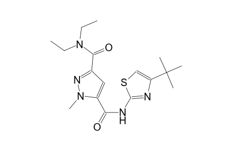 N~5~-(4-tert-butyl-1,3-thiazol-2-yl)-N~3~,N~3~-diethyl-1-methyl-1H-pyrazole-3,5-dicarboxamide