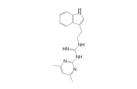 N-(4,6-dimethyl-2-pyrimidinyl)-N'-[2-(1H-indol-3-yl)ethyl]guanidine