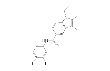 N-(3,4-difluorophenyl)-1-ethyl-2,3-dimethyl-1H-indole-5-carboxamide