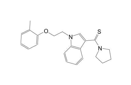 2-methylphenyl 2-[3-(1-pyrrolidinylcarbothioyl)-1H-indol-1-yl]ethyl ether