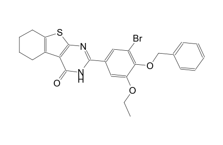 benzo[4,5]thieno[2,3-d]pyrimidin-4(3H)-one, 2-[3-bromo-5-ethoxy-4-(phenylmethoxy)phenyl]-5,6,7,8-tetrahydro-