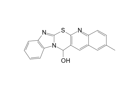 13-Hydroxy-10-methyl-13H-benzimidazo[2',1':2,3][1,3]thiazino[6,5-b]quinoline