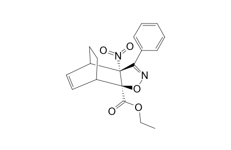 ETHYL-(2SR,6RS)-6-NITRO-5-PHENYL-3-OXA-4-AZATRICYCLO-[5.2.2.0]-UNDECA-4,8-DIENE-2-CARBOXYLATE