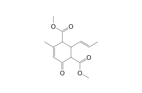 4-Methyl-6-oxo-2-[(E)-prop-1-enyl]cyclohex-4-ene-1,3-dicarboxylic acid dimethyl ester