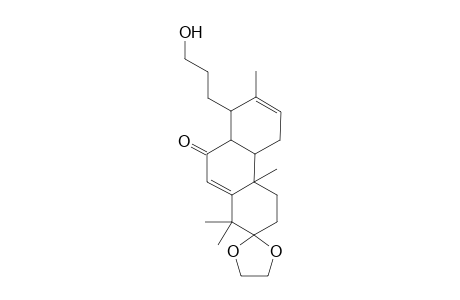 1,2,3,4,4a,4b,5,8,8a,9-Decahydrophenanthrene-8-propanol, 2,2-ethylenedioxy-9-oxo-1,1,4a,7-tetramethyl-