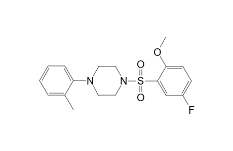 1-[(5-fluoro-2-methoxyphenyl)sulfonyl]-4-(2-methylphenyl)piperazine