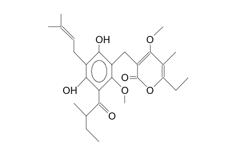 23-Methyl-6,9-di-O-methyl-auricepyran