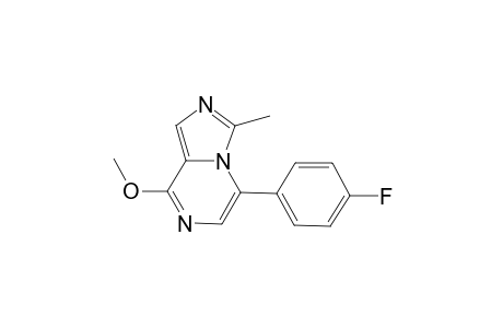 5-(4-fluorophenyl)-8-methoxy-3-methylimidazo[1,5-a]pyrazine
