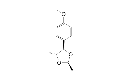 rel-(2S,4R,5R)-4-(4'-methoxyphenyl)-2,5-dimethyl-1,3-dioxolane