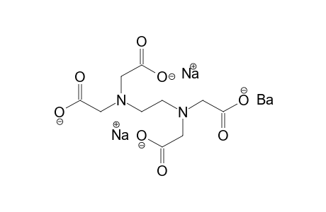 (ethylenedinitrilo)tetraacetic acid, barium complex, sodium salt