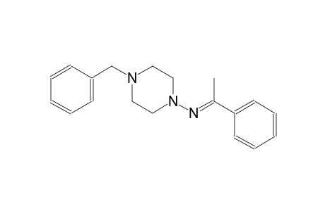 4-benzyl-N-[(E)-1-phenylethylidene]-1-piperazinamine