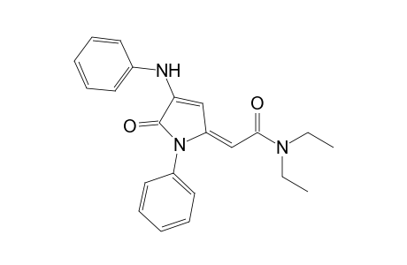 (E/Z)-5-(N.N-Diethylcarbamoylmethylene)-1-phenyl-3-phenylamino-2,5-dihydropyrrol-2-one