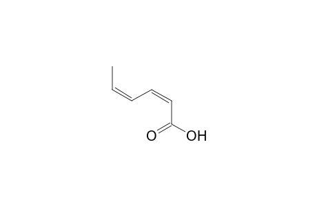 (2Z,4Z)-hexa-2,4-dienoic acid
