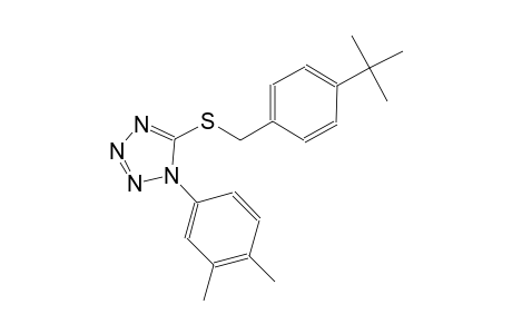 5-[(4-tert-butylbenzyl)sulfanyl]-1-(3,4-dimethylphenyl)-1H-tetraazole