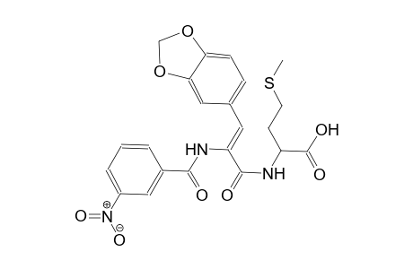 homocysteine, N-[(2Z)-3-(1,3-benzodioxol-5-yl)-2-[(3-nitrobenzoyl)amino]-1-oxo-2-propenyl]-S-methyl-
