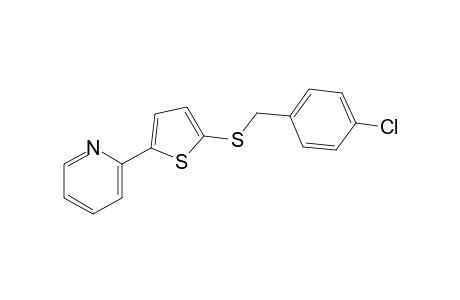 2-{5-[(p-chlorobenzyl)thio]-2-thienyl}pyridine