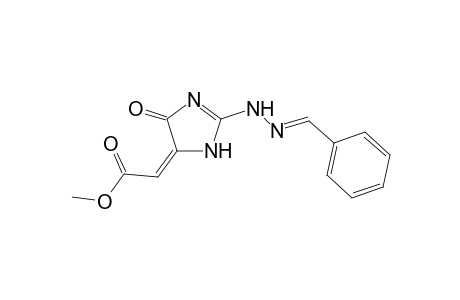 (2E)-2-[2-[(N'E)-N'-benzalhydrazino]-5-keto-2-imidazolin-4-ylidene]acetic acid methyl ester